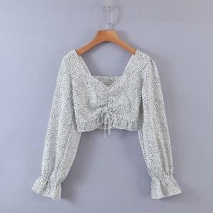 Shein Scrunch Crop Top Size M